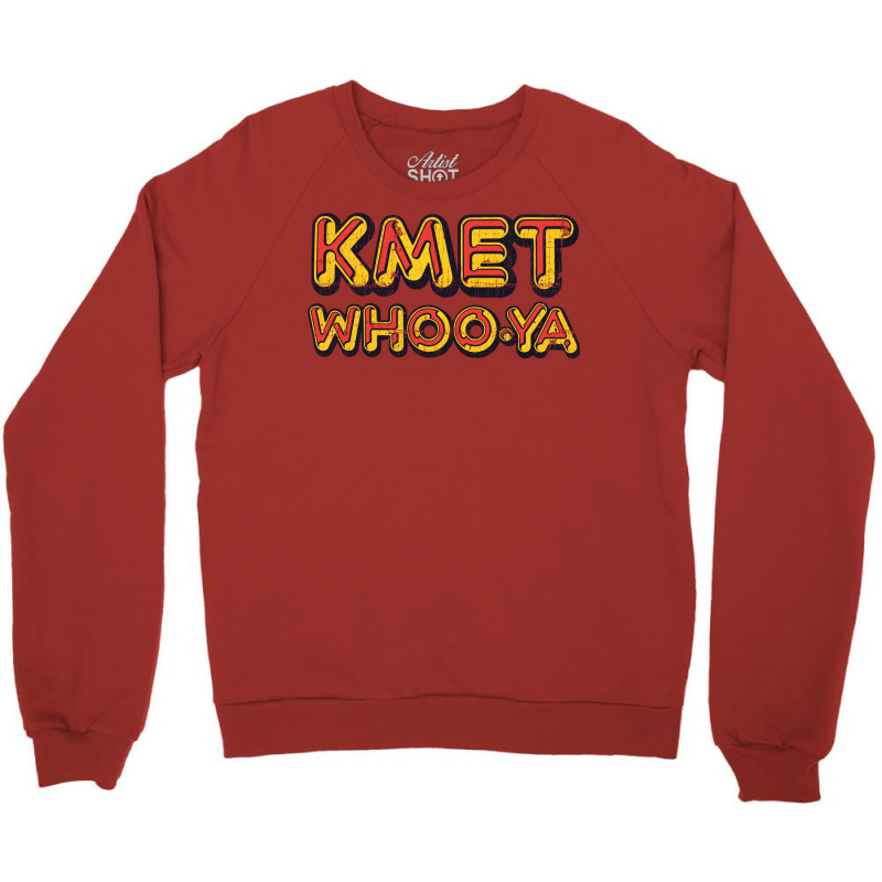 Kmet Whoo Ya Los Angeles   Distressed Design Version Crewneck Sweatshirt | Artistshot