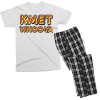 Kmet Whoo Ya Los Angeles   Distressed Design Version Men's T-shirt Pajama Set | Artistshot