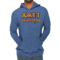 Kmet Whoo Ya Los Angeles   Distressed Design Version Lightweight Hoodie | Artistshot