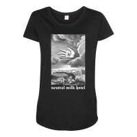 Neutral Milk Hotel      Original Post Punk Fan Design Maternity Scoop Neck T-shirt | Artistshot