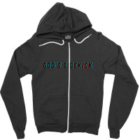 Gods Sidekick 1 Zipper Hoodie | Artistshot