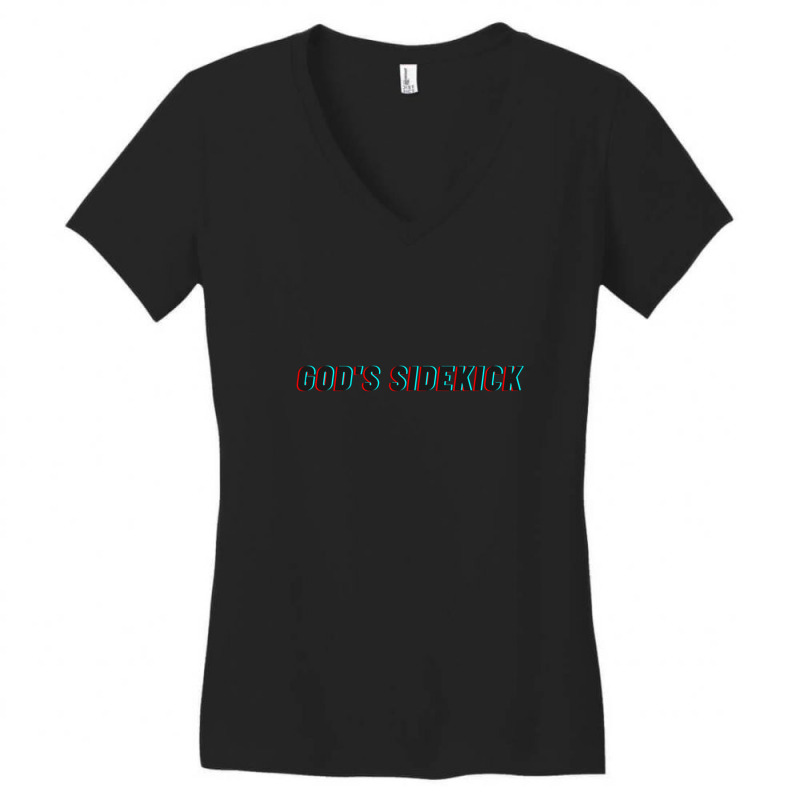 Gods Sidekick 1 Women's V-Neck T-Shirt by MaragretPolino | Artistshot