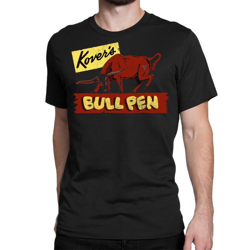 Kover's Bullpen         Retro Mid Century Aesthetic Classic T-shirt | Artistshot