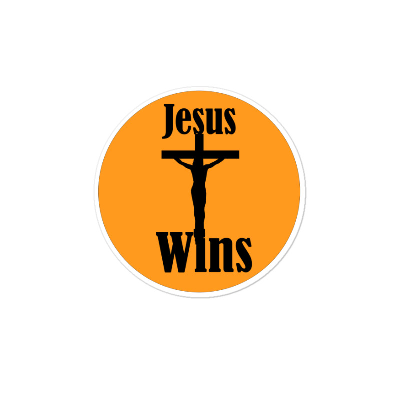 Jesus Wins Sticker | Artistshot