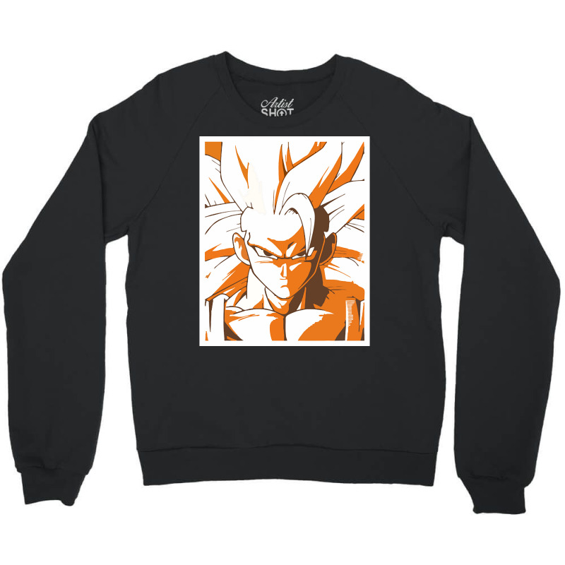 Trending Goku Super Saiyan 3-i0cz1 Crewneck Sweatshirt by bummercaught | Artistshot