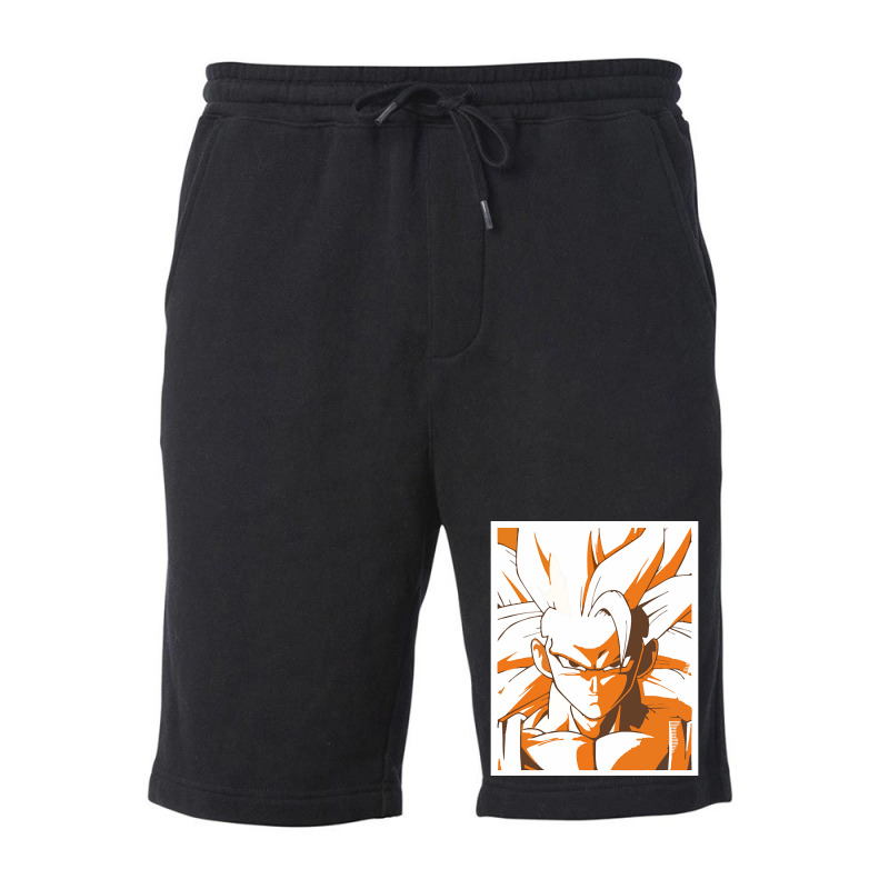 Trending Goku Super Saiyan 3-i0cz1 Fleece Short by bummercaught | Artistshot