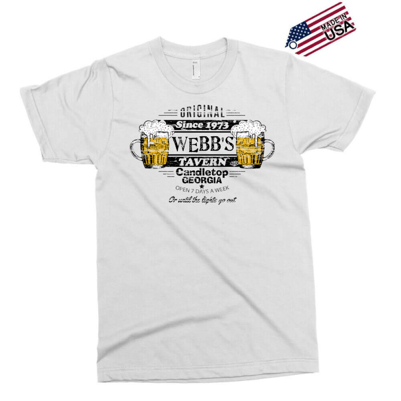 Webb's Tavern, Wood Texture Distressed Exclusive T-shirt | Artistshot