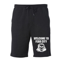 Welcome To Fear City, Distressed Fleece Short | Artistshot