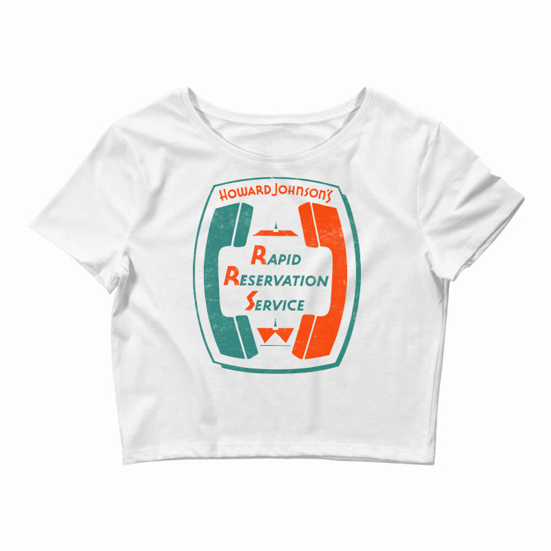 Hojo Rapid Reservation   Vintage Design Crop Top by assawmondayb | Artistshot