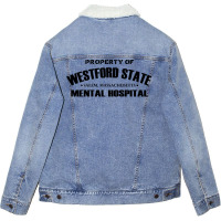 Westford State Mental Hospital Unisex Sherpa-lined Denim Jacket | Artistshot