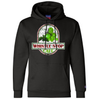 Whistle Stop Cafe, Wood Pattern Distressed Champion Hoodie | Artistshot