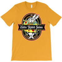 White Rabbit Saloon, Weathered Board Distressed T-shirt | Artistshot