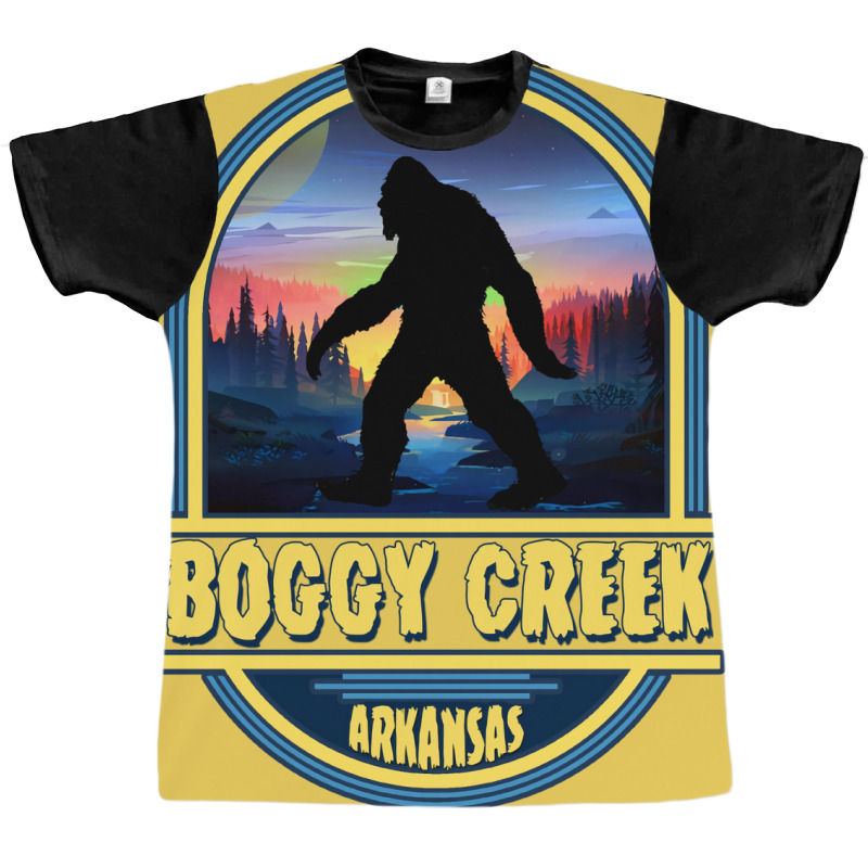 Boggy Creek, Arkansas Travel Badge Graphic T-shirt by nustadtulif | Artistshot