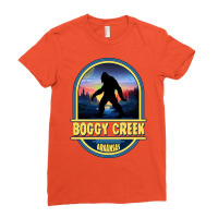 Boggy Creek, Arkansas Travel Badge Ladies Fitted T-shirt | Artistshot