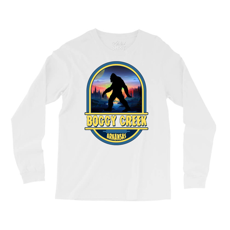 Boggy Creek, Arkansas Travel Badge Long Sleeve Shirts by nustadtulif | Artistshot