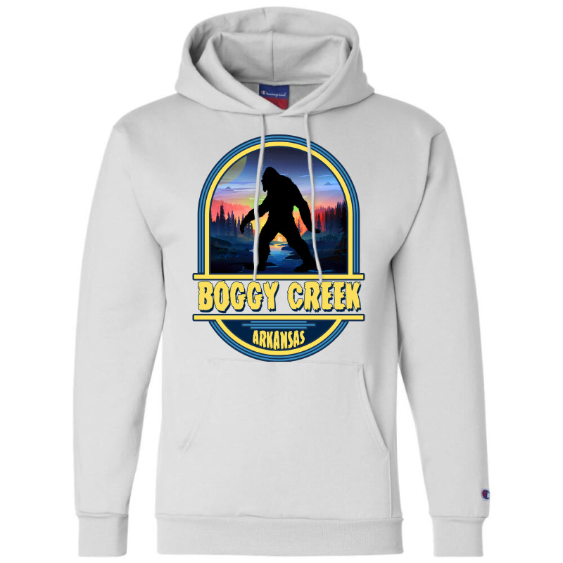 Boggy Creek, Arkansas Travel Badge Champion Hoodie by nustadtulif | Artistshot