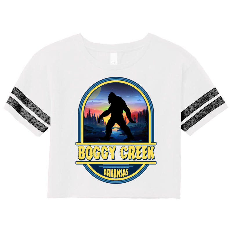 Boggy Creek, Arkansas Travel Badge Scorecard Crop Tee by nustadtulif | Artistshot