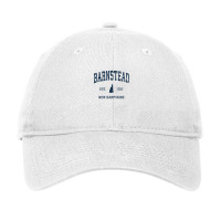 Barnstead New Hampshire Nh Vintage Athletic Navy Sports Desi Adjustable Cap | Artistshot