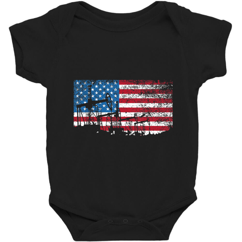 Hot Trend Oil Rig Worker Roughnecks Oilfield Man Gift American Baby Bodysuit | Artistshot