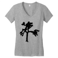 Suitable-u-2-joshua-tree-worn Women's V-neck T-shirt | Artistshot