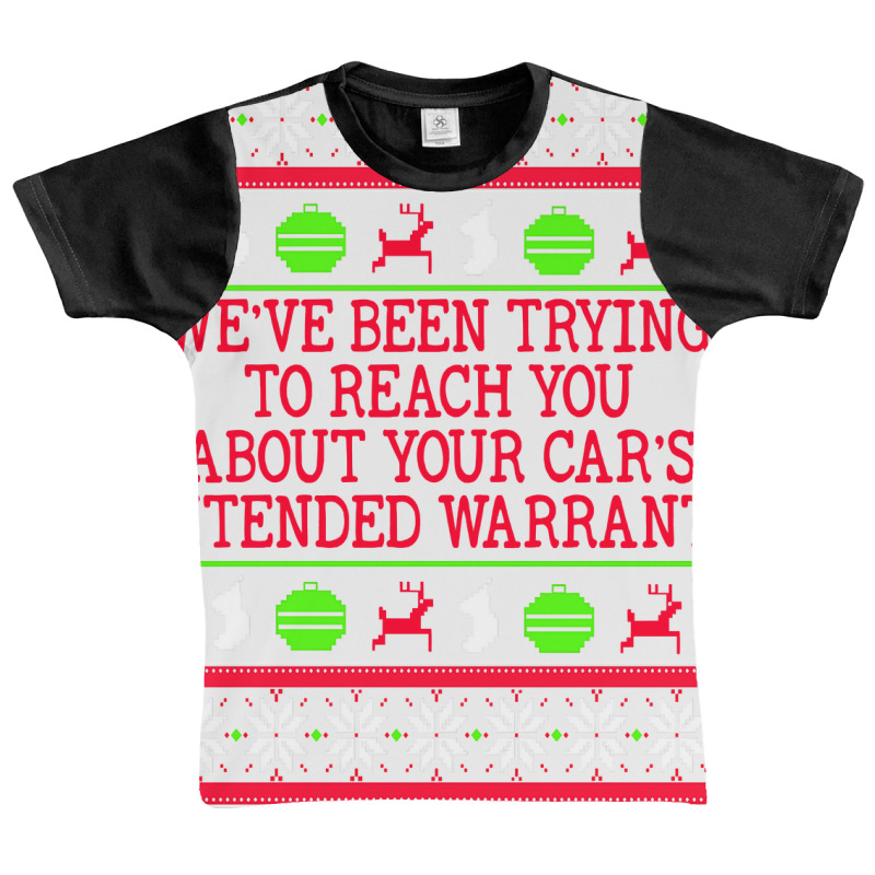 Ugly Christmas Sweater Car's Extended Warranty Meme Graphic Long Sleev Graphic Youth T-shirt by vietnammmm | Artistshot