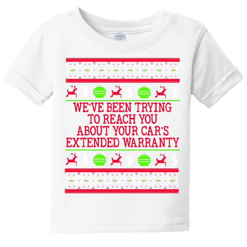 Ugly Christmas Sweater Car's Extended Warranty Meme Graphic Long Sleev Baby Tee by vietnammmm | Artistshot