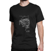 Piano Art Patent Print 1950 Classic T-shirt | Artistshot