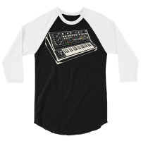 Modular Synthesizer Analog Techno Retro Electronic Music T Shirt 3/4 Sleeve Shirt | Artistshot