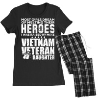 Limited Edition Vietnam Veteran Daughter Raised By Mine Cool Women's Pajamas Set | Artistshot