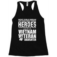 Limited Edition Vietnam Veteran Daughter Raised By Mine Cool Racerback Tank | Artistshot