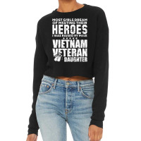 Limited Edition Vietnam Veteran Daughter Raised By Mine Cool Cropped Sweater | Artistshot