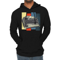 Modular Synthesizer Keyboard Techno Vintage Analog Cat Premium T Shirt Lightweight Hoodie | Artistshot