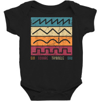 Modular Synthesizer Keyboard Techno Vintage Analog Waveform T Shirt Baby Bodysuit | Artistshot