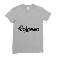 Suitable-vulcano-bloody-vengeance-worn Ladies Fitted T-shirt | Artistshot