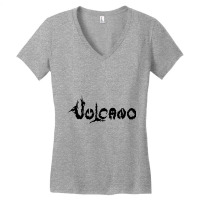 Suitable-vulcano-bloody-vengeance-worn Women's V-neck T-shirt | Artistshot