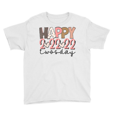 Leopard Happy Twosday 2022 February 2nd 2022 2 22 22 T T Shirt Youth Tee Designed By Adam.troare