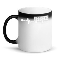 Modular Synthesizer Techno Keyboard Heartbeat T Shirt Magic Mug | Artistshot