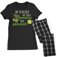 In Florida We Salt Margarita Not Sidewalks Winter Gift Shirt Women's Pajamas Set | Artistshot