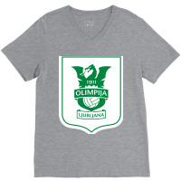 Eiteun Olimpija Ljubljana V-neck Tee | Artistshot