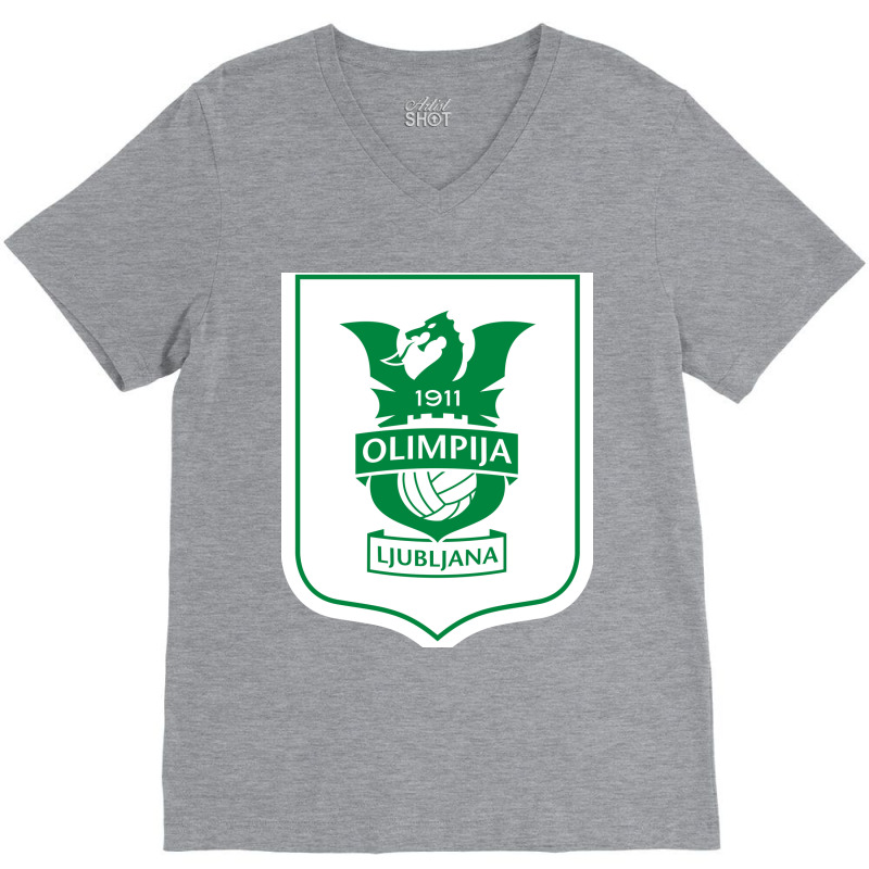 Eiteun Olimpija Ljubljana V-Neck Tee by gokilshop | Artistshot