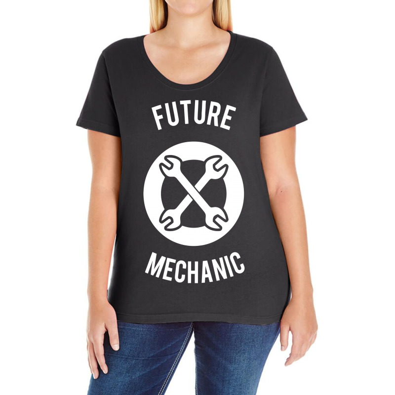 Future Mechanic Ladies Curvy T-Shirt by dinugraha | Artistshot