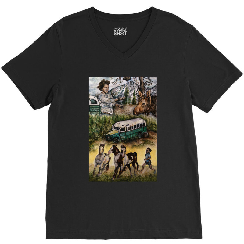 Into The Wild V-neck Tee | Artistshot