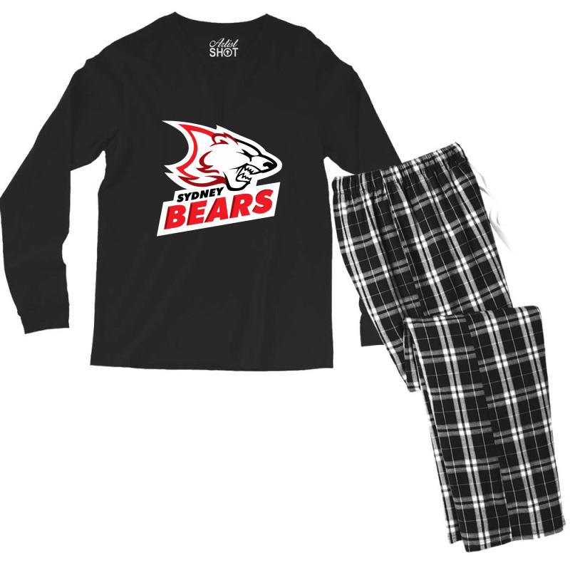 Sydney Bears Men's Long Sleeve Pajama Set by gokilshop | Artistshot