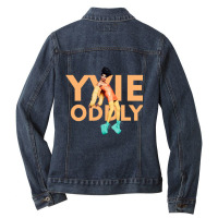 Incredible Yvie Oddly Design Ladies Denim Jacket | Artistshot