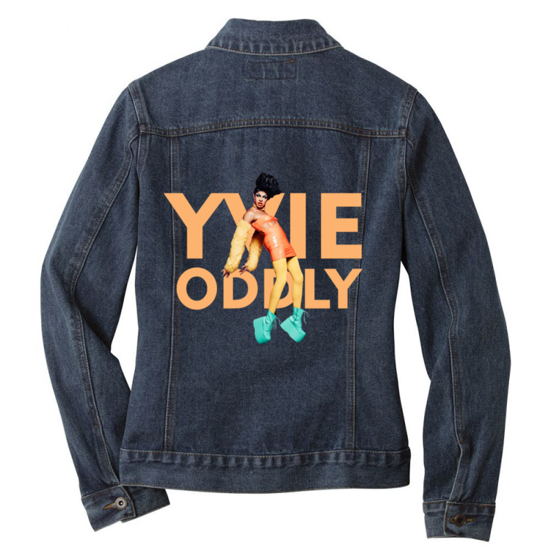 Incredible Yvie Oddly Design Ladies Denim Jacket by CathyCooney | Artistshot