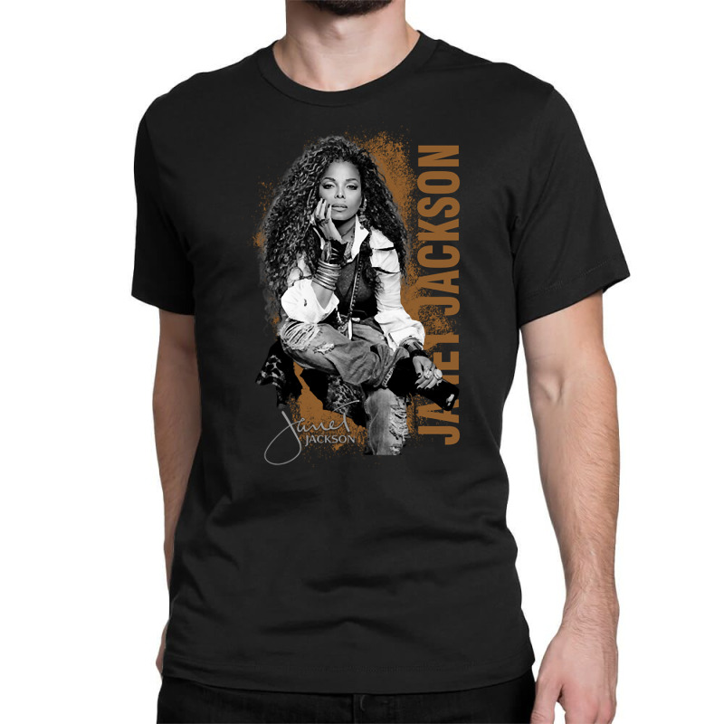 Limited Edition Janet Jackson Brown Classic T-shirt | Artistshot