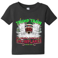 Trending Plow Snowflakes This Christmas & Don A Maga Trump Train 2024 Baby Tee | Artistshot