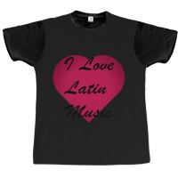 I Love Latin Music Stickers Graphic T-shirt | Artistshot