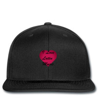 I Love Latin Music Stickers Printed Hat | Artistshot