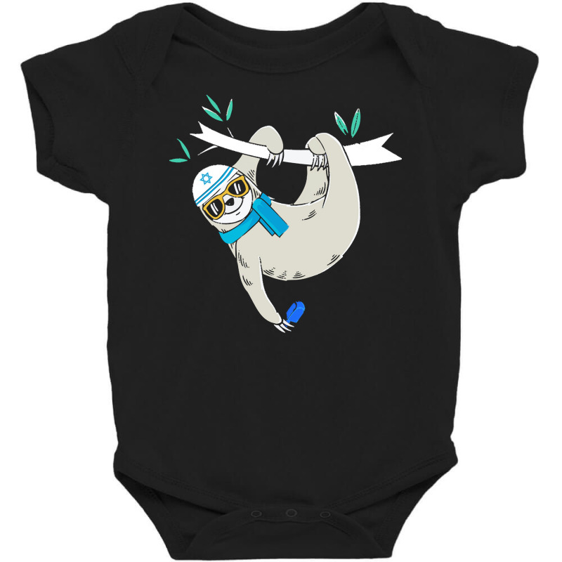 Funny Gift For Sloth Lovers T  Shirt Chanukah Shirt For Mens Womens La Baby Bodysuit | Artistshot